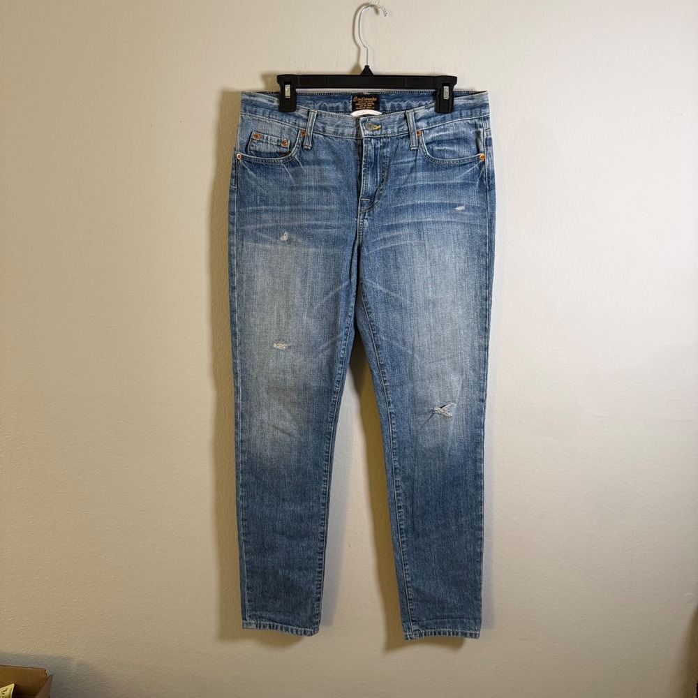 Civilianaire Mens Japanese Denim Jeans Medium Wash Made in USA W03700002 Size 33